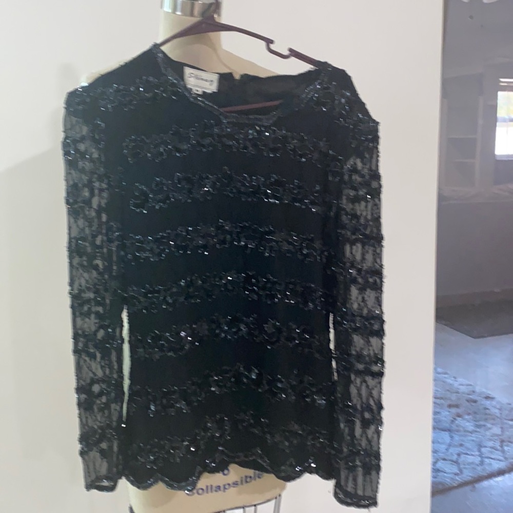 Elegant black blouse